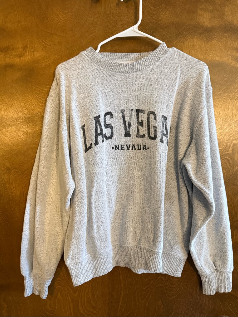 Light Gray Las Vegas Nevada Crewneck Sweater